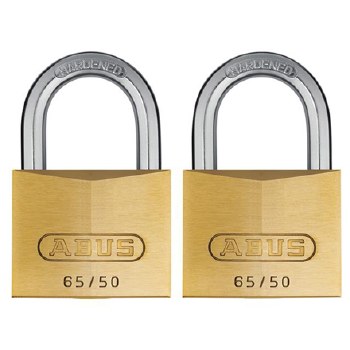 COMPACT BRASS PADLOCK 3PK