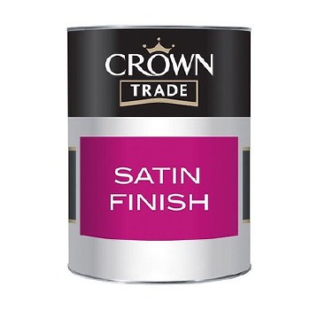 CROWN LIQUID SATIN 1L BRILLANT WHITE