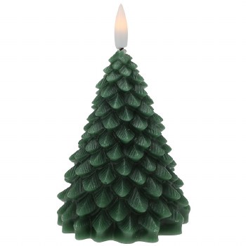 LED CHRISTMAS TREE CANDLE - BATTERY OPERATED