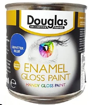 DOUGLAS LEINSTER BLUE ENAMEL GLOSS PAINT 250ML