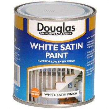 DOUGLAS WHITE SATIN PAINT - 500ML