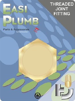 EASI PLUMB 1/2" BRASS BLANKING CAP