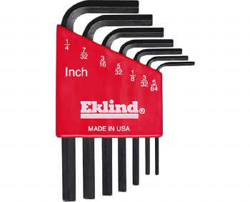 EKLIND HEX KEY SET