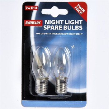 EVEREADY CLEAR NIGHT LIGHT BULB MES(E12) 7W