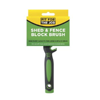 FIT FOR THE JOB SHED AND FENCE BLOCK BRUSH FBBB003