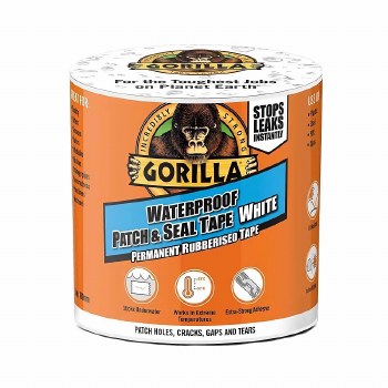 GORILLA W'EATHER PROOF WHITE PATCH & SEAL TAPE