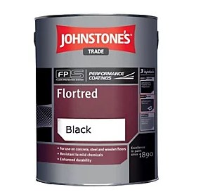 JOHNSTONES PAINT FLOOR PAINT FLORTRED BLACK - 5L