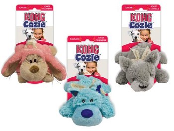 KONG COZIES PASTELS ASSTD DOG TOY - MED