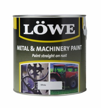 LOWE METAL & MACHINERY PAINT 2.5L - WHITE