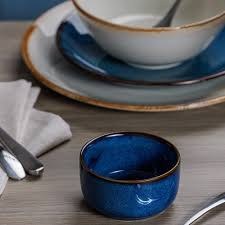 MASON CASH REACTIVE BLUE RAMEKIN 9 CM X 5 CM