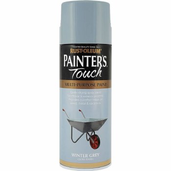 RUST-OLEUM PAINT TOUCH MULTI PURPOSE WINTER GREY SPRAY PAINT