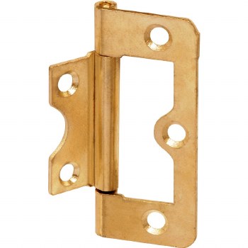 PREMIER 2 PCE 50 MM BRASS FLUSH HINGE WITH FINIALS
