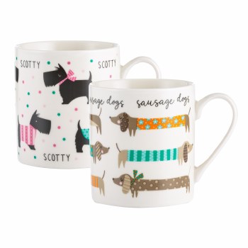 PRICE & KENSINGTON SAUSAGE DOG MUG