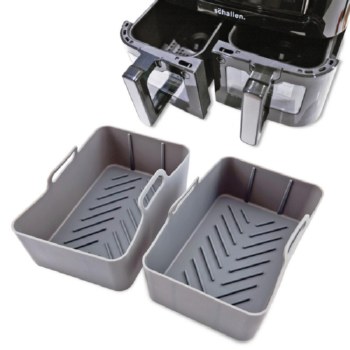 REUSABLE SILICONE AIRFRYER LINER - 2PK
