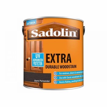 SADOLIN EXTRA DURABLE WOODSTAIN -  DARK PALISANDER 2.5 LTR