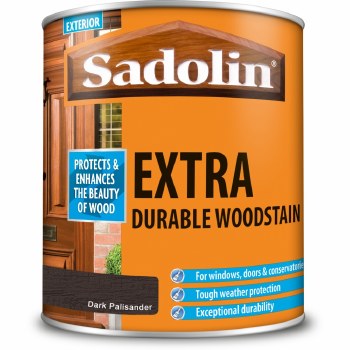 SADOLIN EXTRA DURABLE WOODSTAIN -  DARK PALISANDER 1 LTR