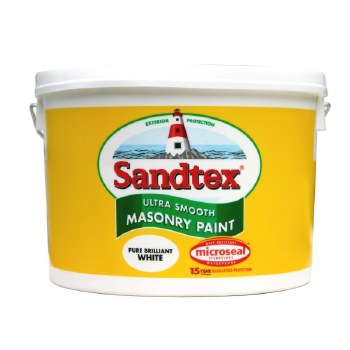 SANDTEX RETAIL SMOOTH MASONRY BRILLIANT WHITE 10LT