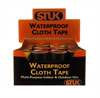 STUK 50MM X 4.5MTR WATERPROOF CLOTH TAPE