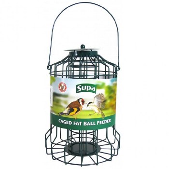 SUPA WILD BIRD CAGED FAT BALL FEEDERS