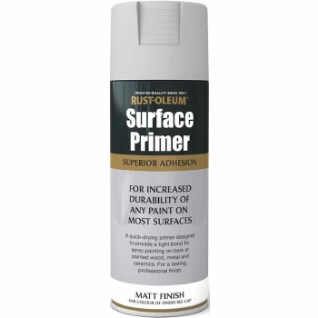 RUST-OLEUM SURFACE PRIMER MATT GREY SPRAY PAINT