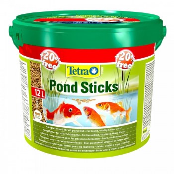 TETRAPOND FOOD STICKS 10L + 2L FREE