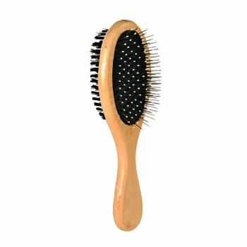 TRIXIE WOODEN SOFT  BRUSH DOUBLE SIDED18CM