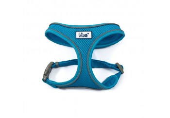 ANCOL VIVA COMFORT MESH DOG HARNESS BLUE MEDIUM