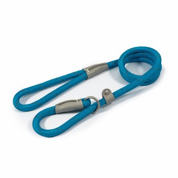 ANCOL VIVA ROPE SLIP LEAD BLUE 12MM X 1.5M