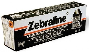 ZEBRALINE BLACK GRATE POLISH 100ML