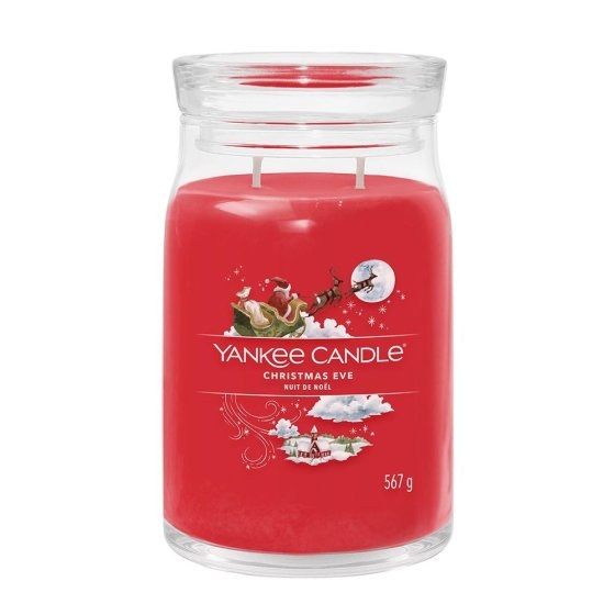YANKEE CANDLE CHRISTMAS EVE LARGE JAR