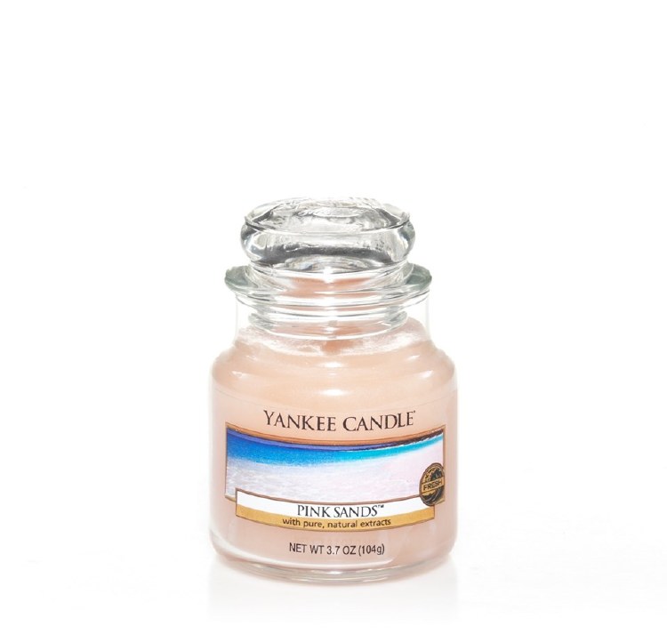 YANKEE CANDLE PINK SAND SMALL JAR