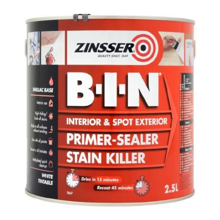 ZINSSER BIN PRIMER SEALER 1 LTR