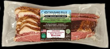 Grass-fed Beef Brisket Bacon