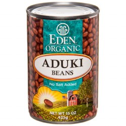 Adzuki Beans, No Salt, Organic