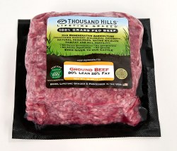 80/20 Ground Beef, Organic