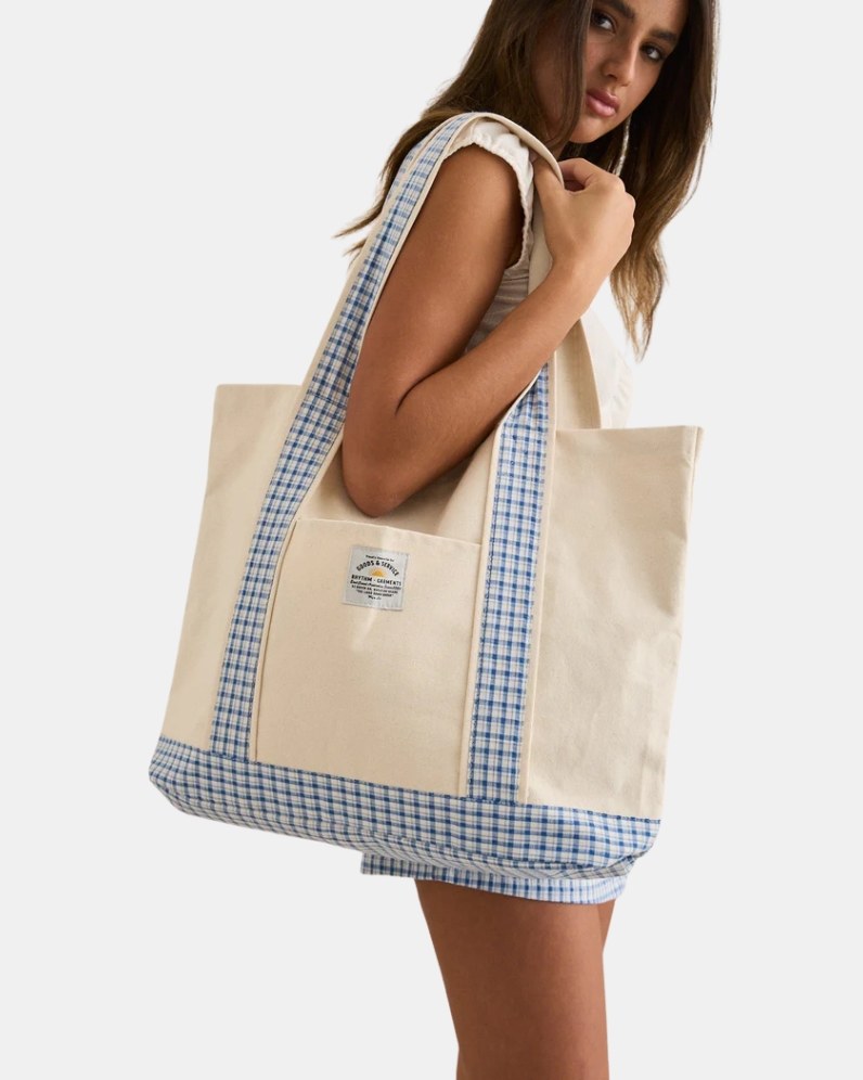 Lola Check Tote Bag