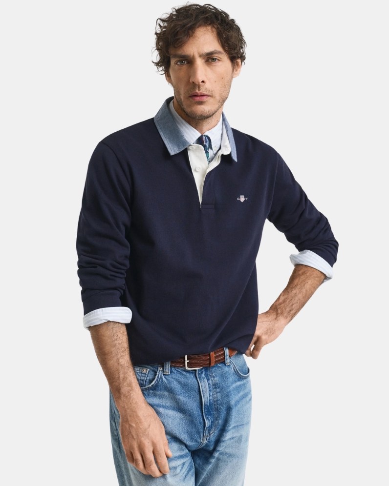 Chambray Rugby Top