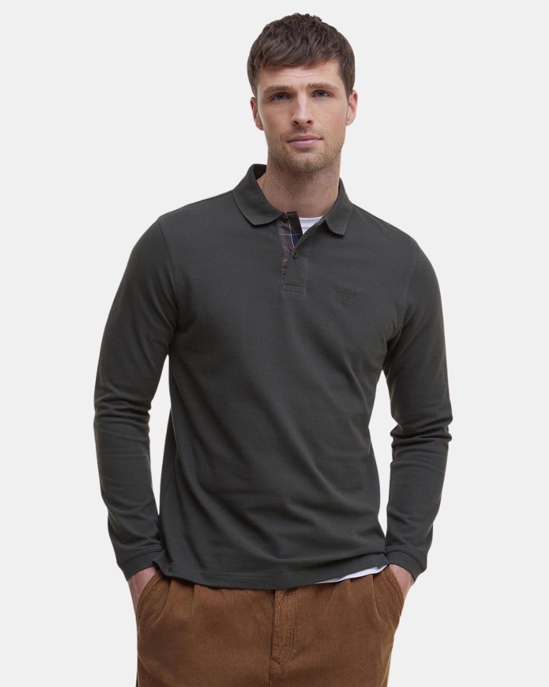 LS Tartan Pique Polo