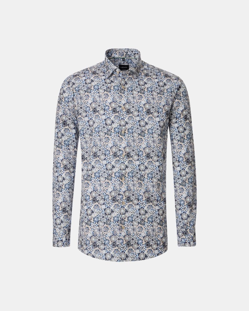 Floral Business Shirt