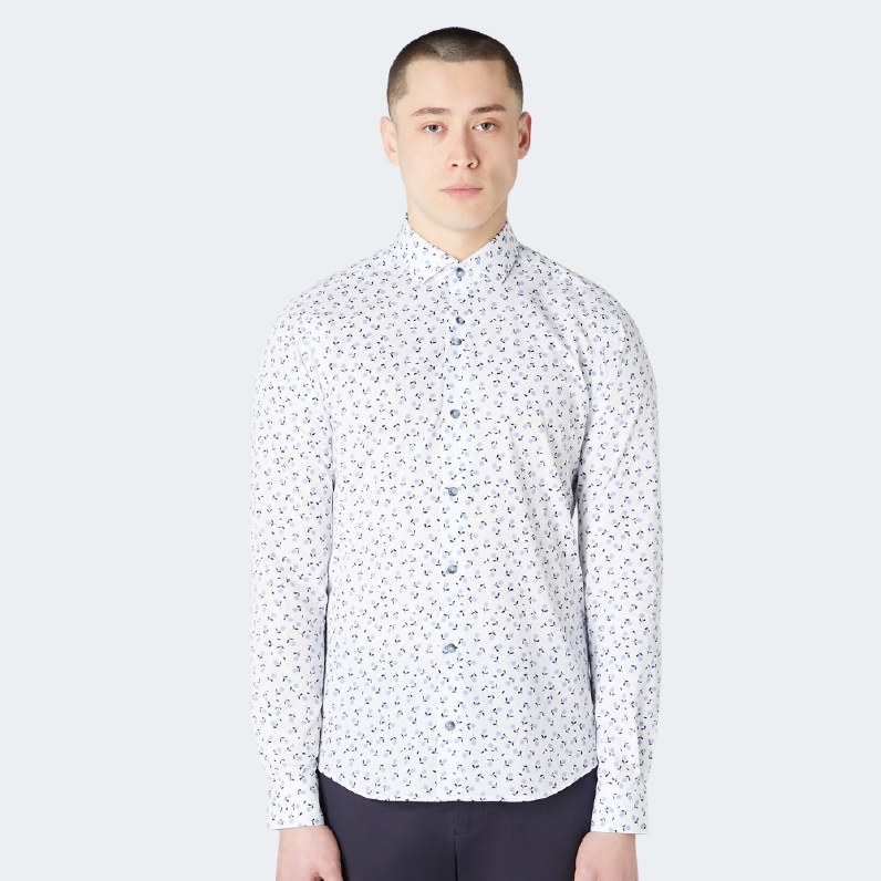 Remus Uomo Seville LS Floral Shirt