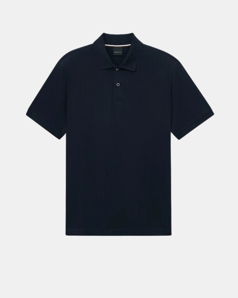 Ribbed Polo Shirt