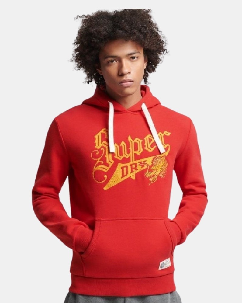 Superdry Vintage Script Collegiate Hood