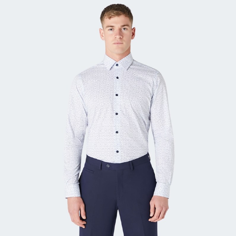 Remus Uomo Ashton Pattern Slim Shirt