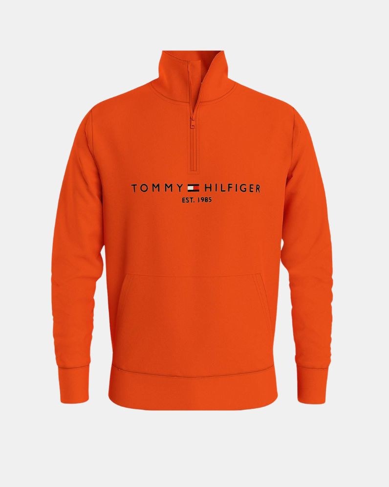 Tommy Hilfiger Tommy Logo Mock-Neck 1/2 Zip