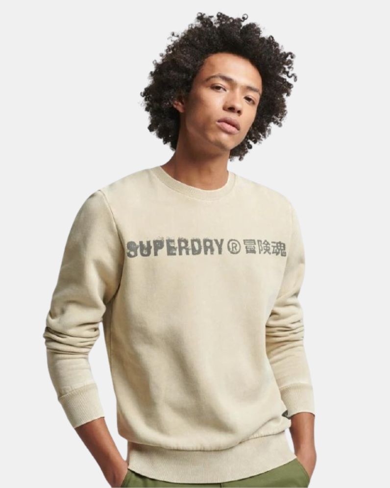 Superdry Vintage Corp Logo Crew Sweater