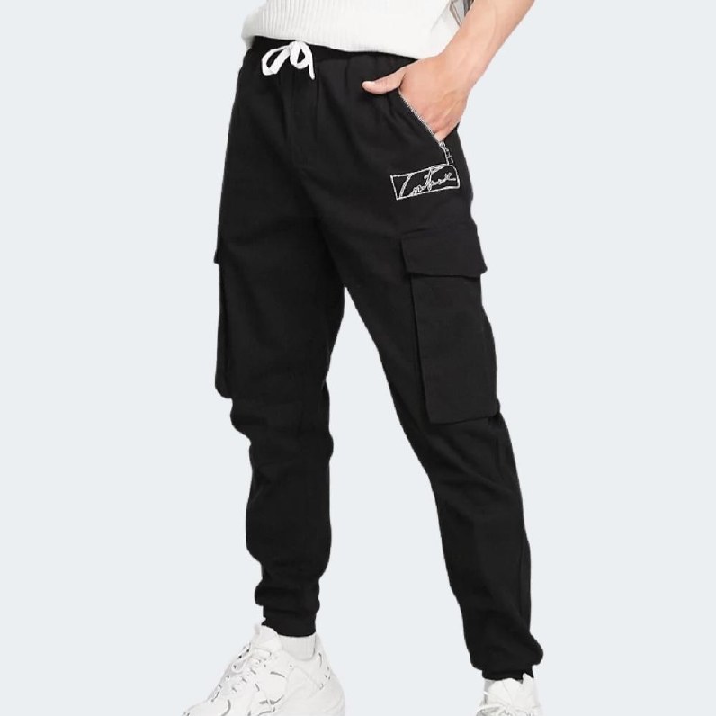 The Couture Club Logo Woven Cargo Pants