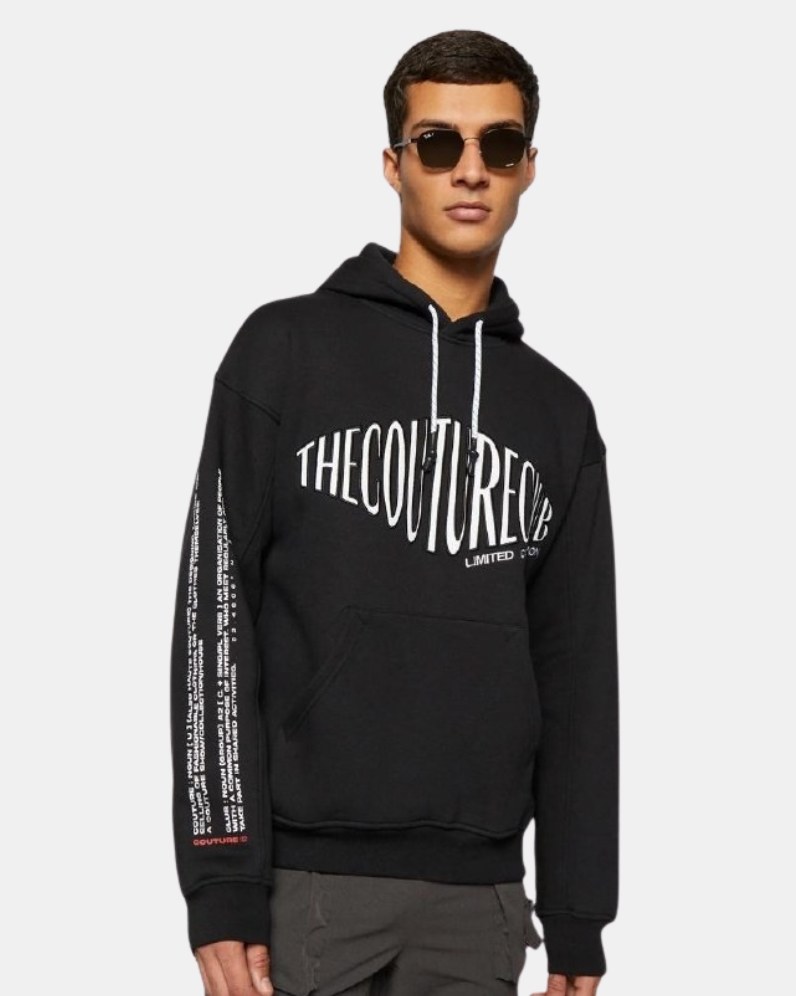 The Couture Club Front Print Hood