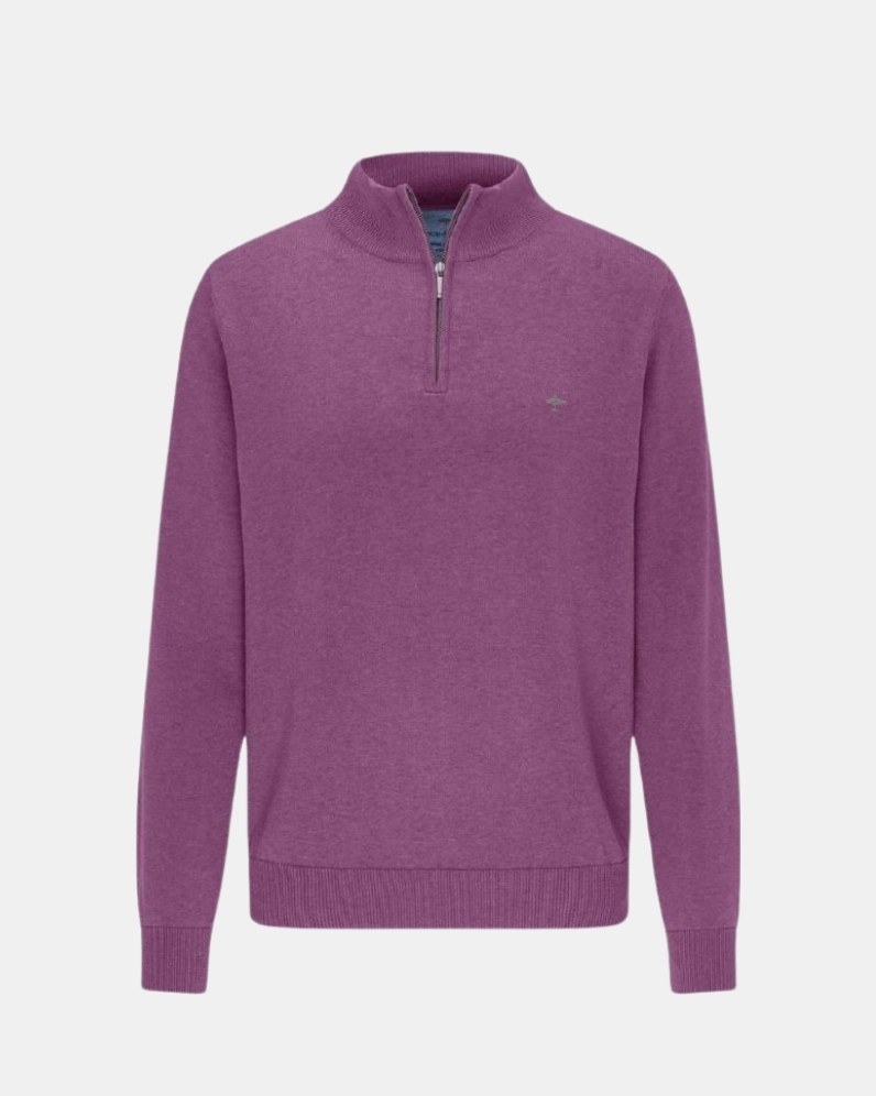 Fynch-Hatton Classic Half Zip Jumper