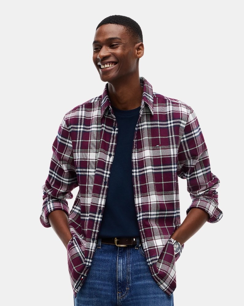 Check Brush Flannel Shirt