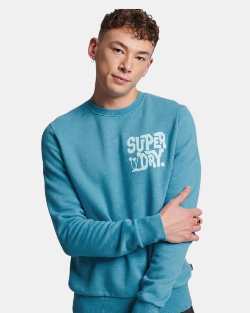 Superdry Travel Sticker Crew Sweater